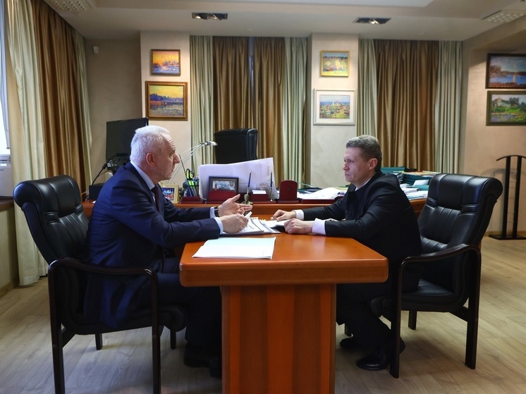 Глава Вологодчины Георгий Филимонов встретился с полномочным представителем президента Александром Гуцаном