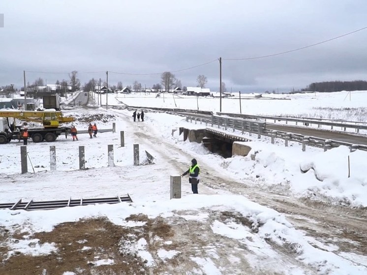 В Октябрьском районе Костромской области начинается строительство моста через Литовку