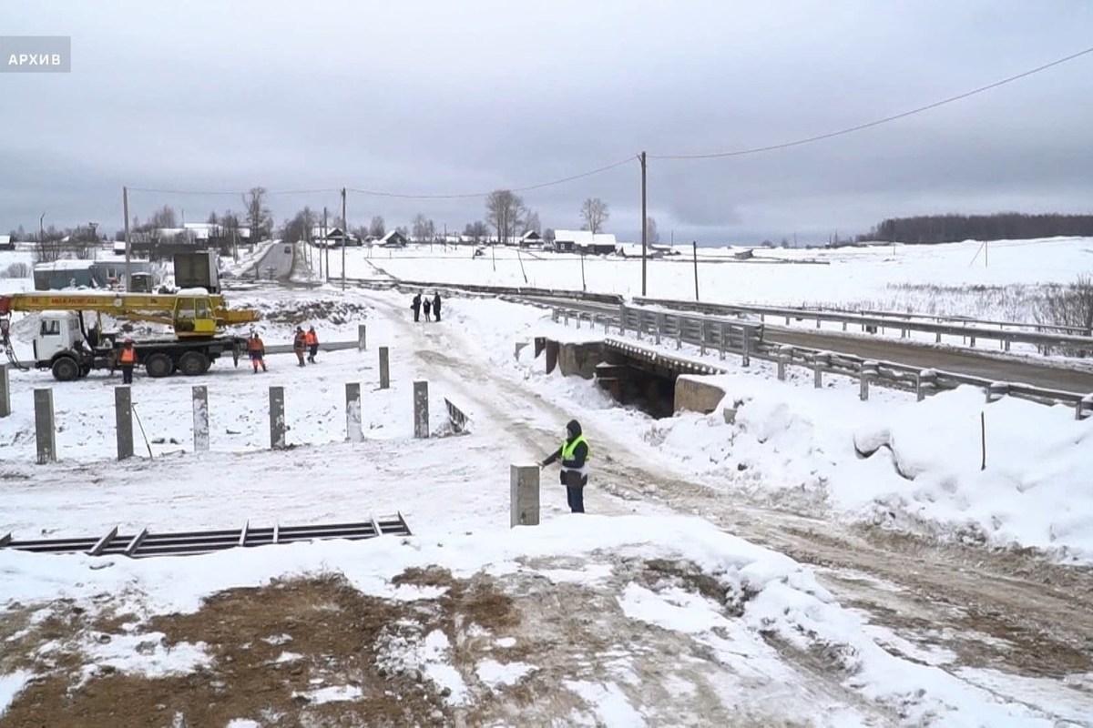 В Октябрьском районе Костромской области начинается строительство моста через Литовку