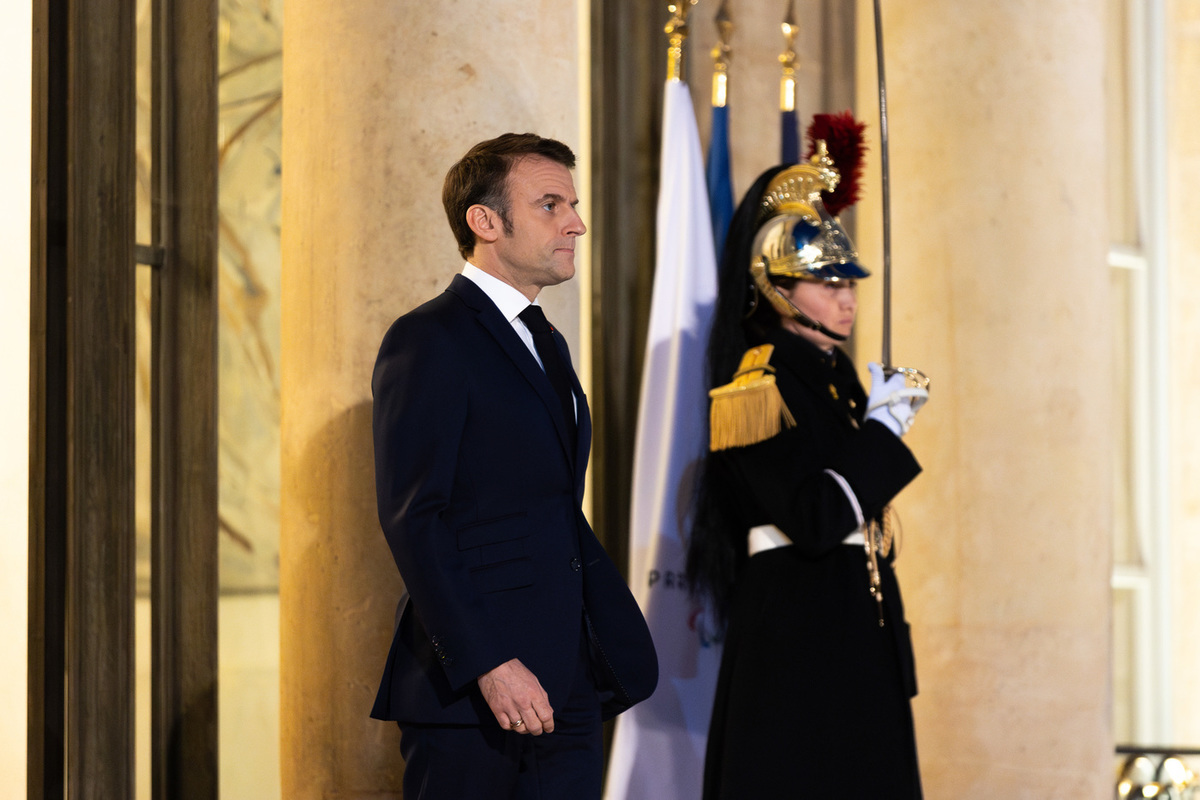 The vast majority of the French did not support Macron's decision to send troops to Ukraine