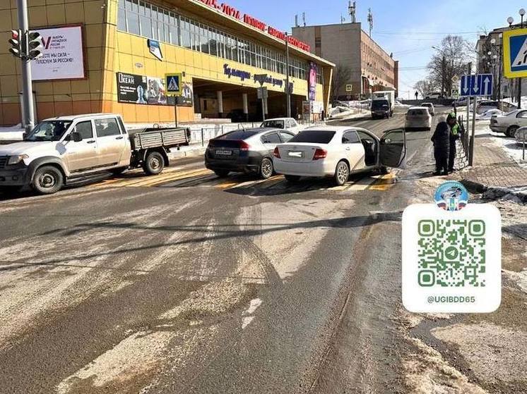 В Корсакове пенсионерка на иномарке сбила ребенка