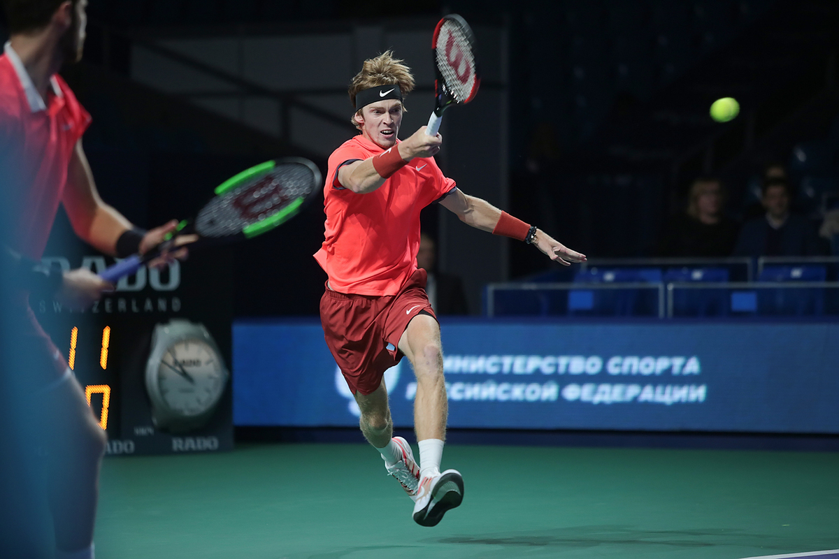 Rublev called the judge in Russian and was disqualified