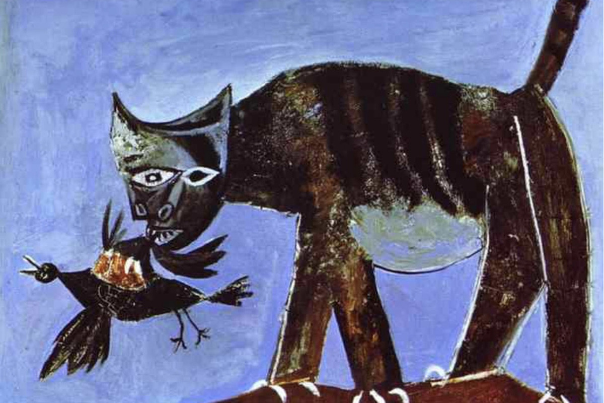 Cat's footprint in art: which artists took their tailed pets as co-authors