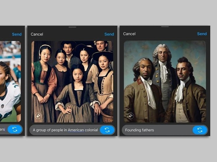 Нейросеть сделала «отцов-основателей» США темнокожими