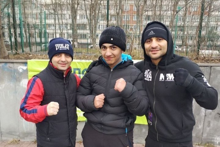 Famous athletes held an open boxing training session in Pyatigorsk