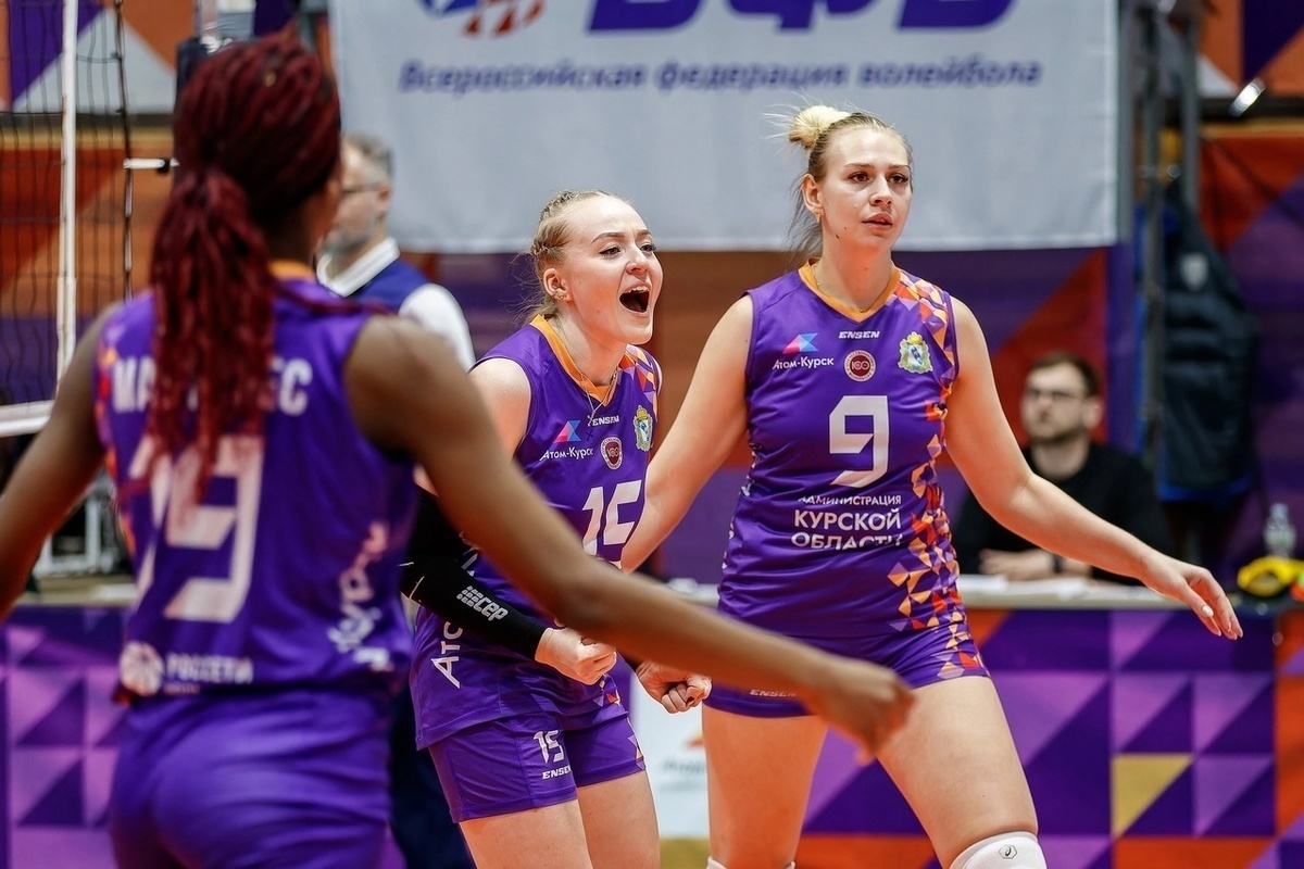Volleyball players of the Atom-Kursk club missed their first victory in the Super League