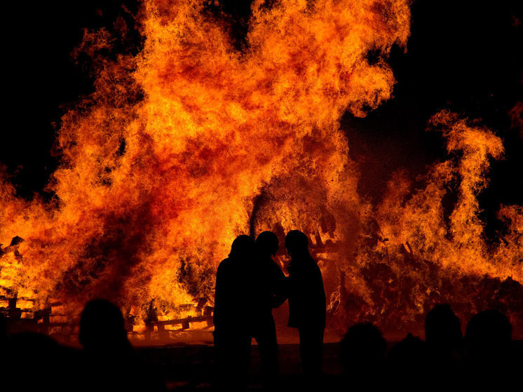 A fire tornado was spotted for the first time in Primorye