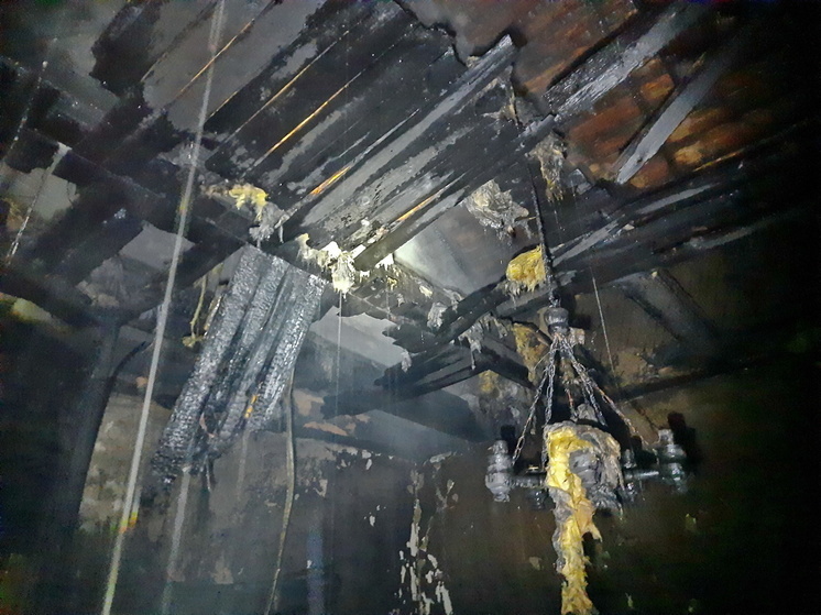 Под Смоленском в Купниках горела очередная баня