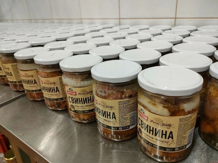 Больше 12 млн банок мясных консервов произвели в Псковской области за год