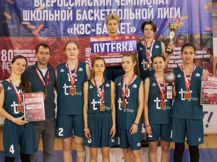 Серпуховские спортсменки победили на региональном этапе школьной баскетбольной лиги