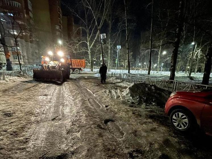 В ночь на 5 марта в Рязани вывезут снег с четырёх улиц