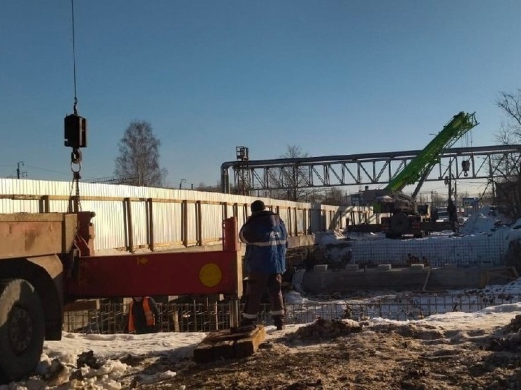 Некрасовский мост в Вологде построен на 17%