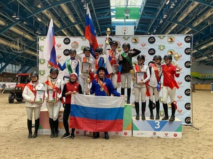 Золотую медаль в матчевой встрече Россия-Белоруссия завоевала наездница из Орловской области