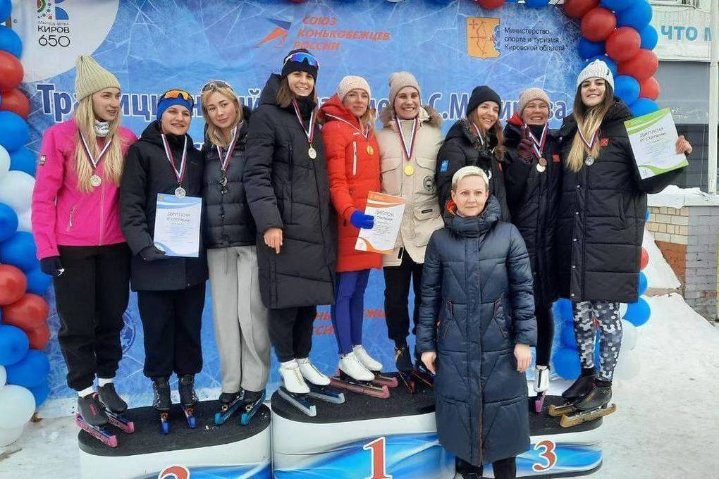 Speed ​​skaters from the Moscow region won 13 awards at competitions in Kirov