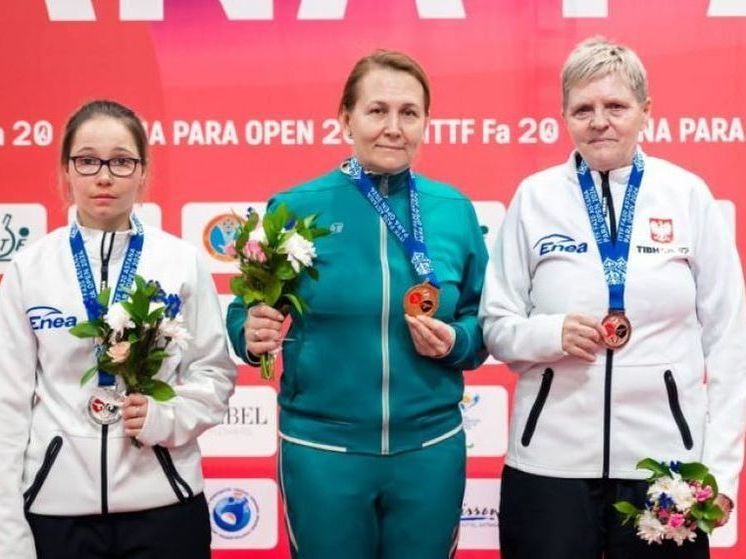 Параспортсменка из Башкирии победила на международном турнире по настольному теннису