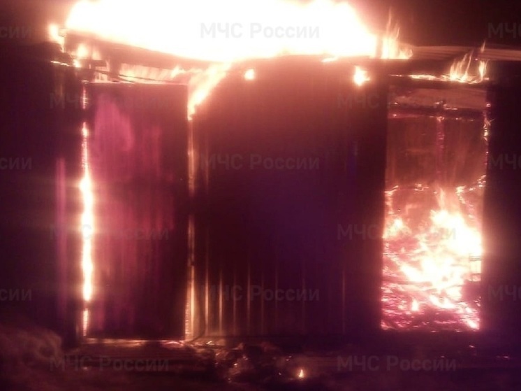 Бытовые вагончики сгорели в деревне под Калугой