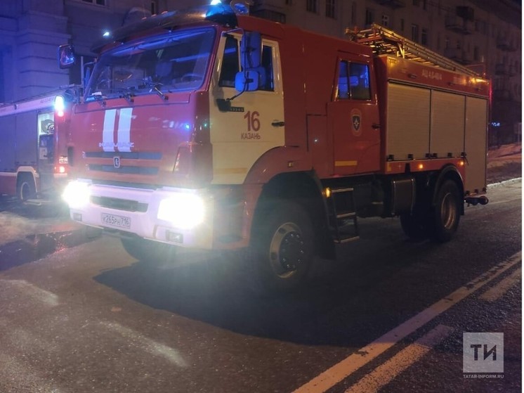 При пожаре в казанском поселке Мирный погиб человек