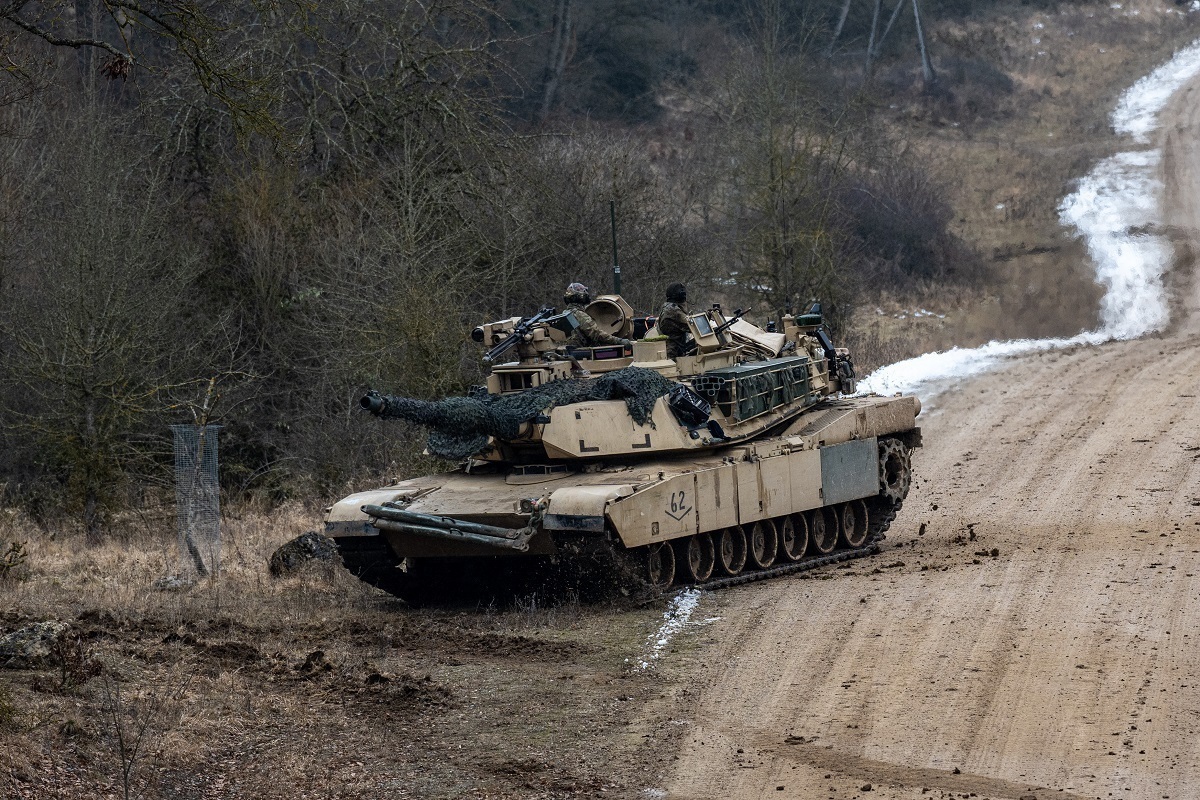 A Russian tank destroyed an American Abrams in the Northern Military District zone