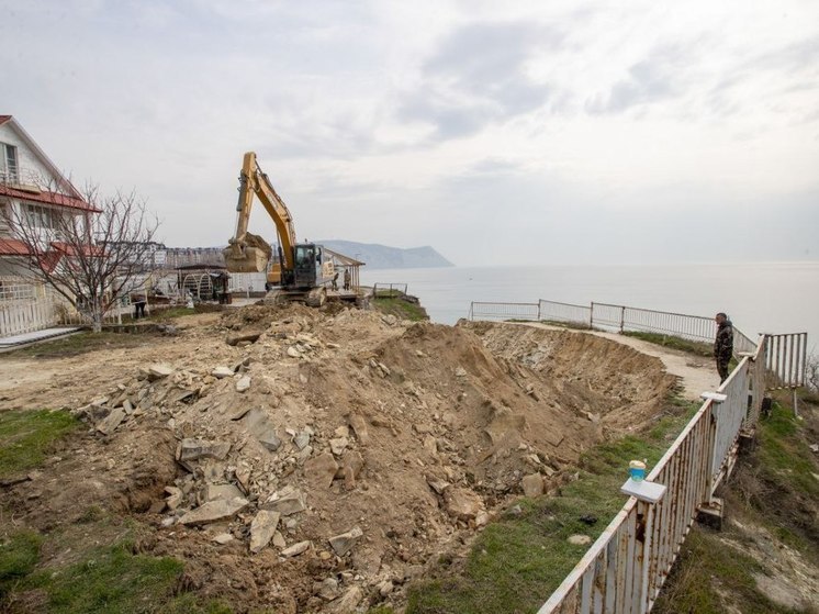В Анапе началось строительство нового участка набережной