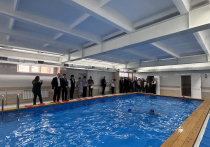 Сегодня, 7 марта, в средней общеобразовательной школе №7 города Улан-Удэ ввели в эксплуатацию плавательный бассейн «Аквамарин»