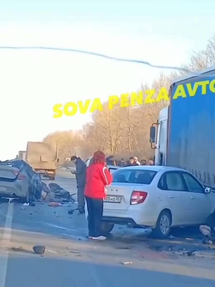 В Пензенской области произошло смертельное ДТП на трассе М5 «Урал»