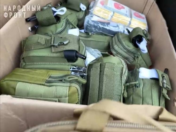 Бойцы Херсонского направления получили аптечки и полевые рюкзаки