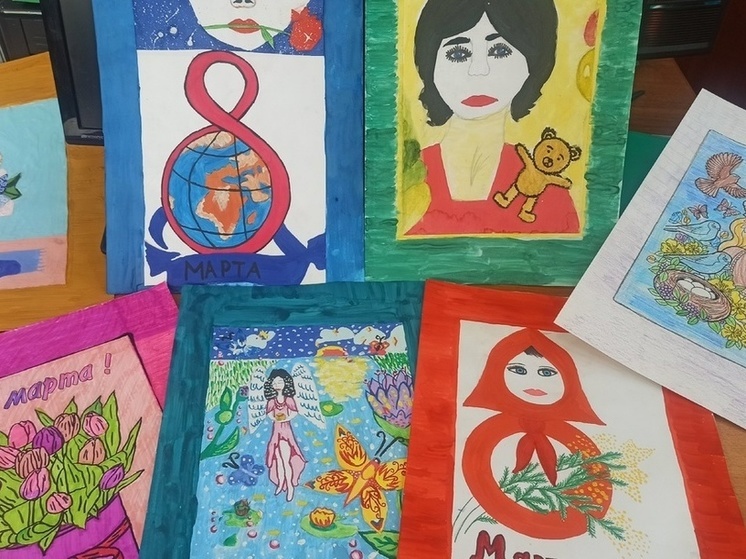 В Оренбуржье проходит конкурс детских рисунков "Мы славим всех женщин Земли!"