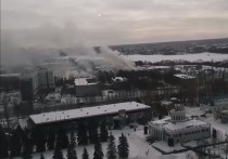 В Казани произошло возгорание на территории Высшего танкового командного училища на Оренбургском тракте