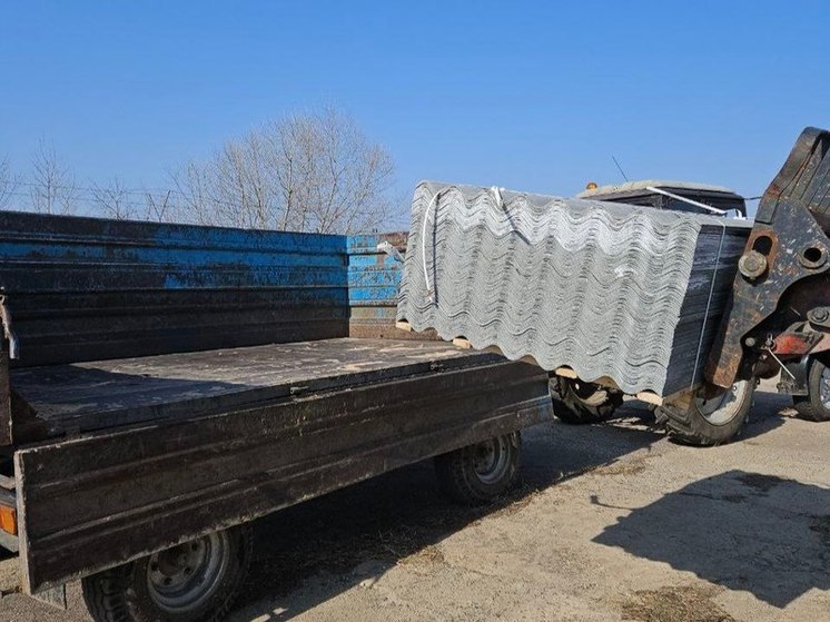 Прифронтовая Новая Каховка помогла стройматериалами соседнему округу