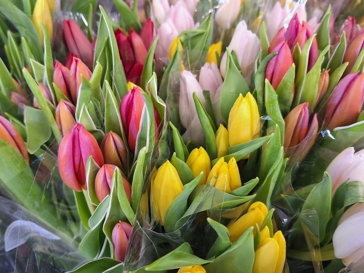 Липчанам сообщили, где можно купить цветы к 8 марта