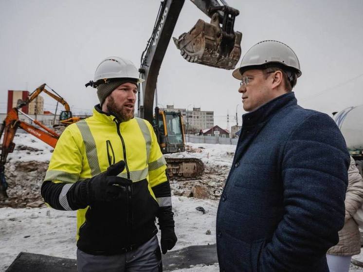 Школа на 500 мест и многоквартирный дом: как идут работы на стройплощадках в Мурманске