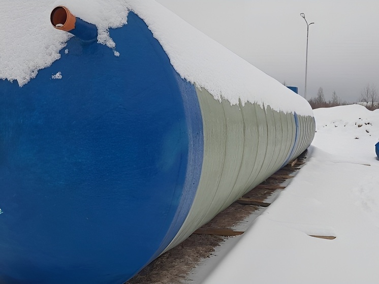 В поселке Ерцево Коношского района приступили к монтажу новой станции водоотведения