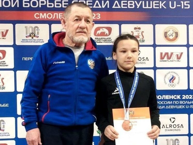 Мария Александрова из Чувашии выиграла медаль первенства России по борьбе