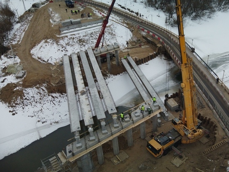 Транспортное движение по Кувшиновскому мосту Вологды планируется запустить в апреле