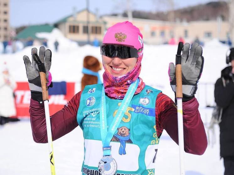 Островитянка Николова взяла серебро Сахалинского лыжного марафона