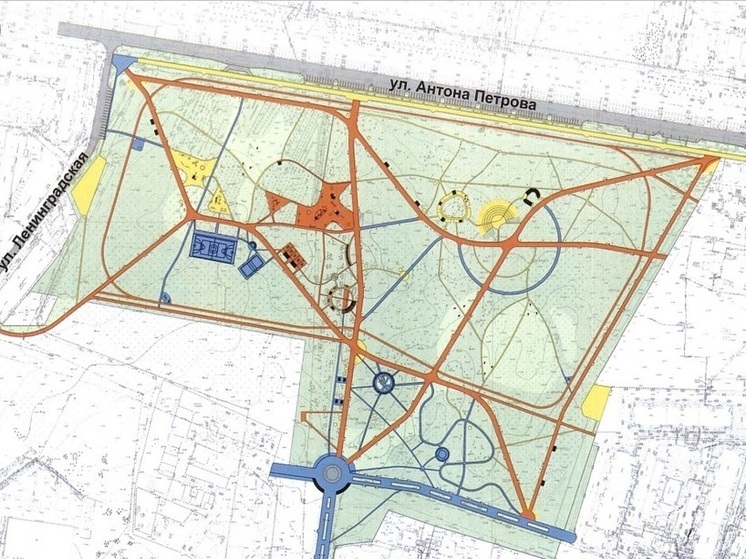 Опубликован проект благоустройства парка имени Ленина в Барнауле