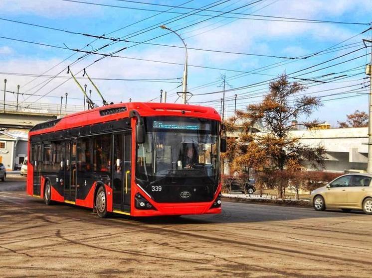В Иркутске будет изменено движение троллейбуса по маршруту № 3