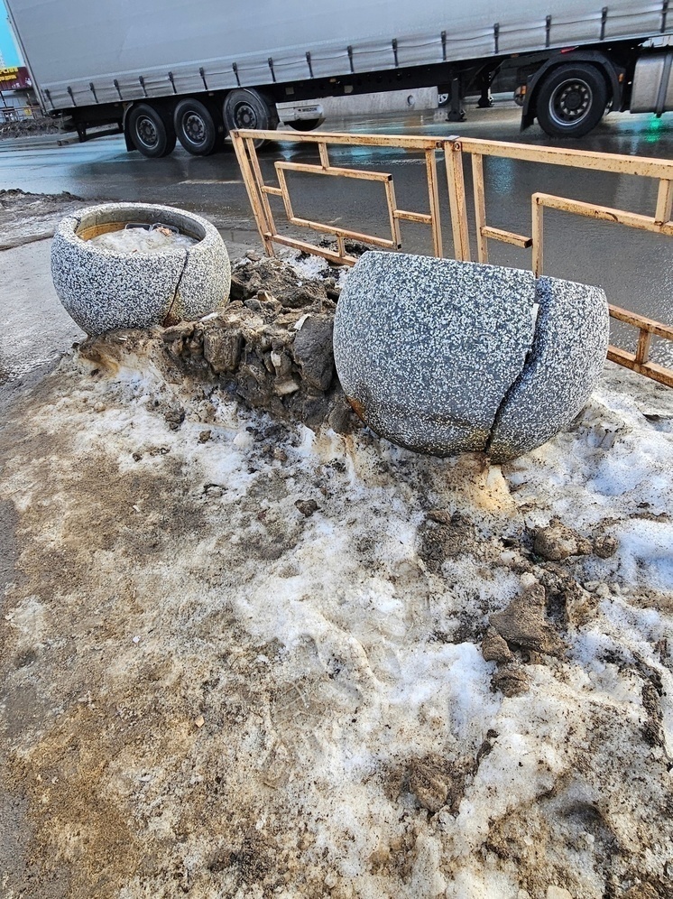 Мэр Петрозаводска рассказала, кто оплатит разбитые во время уборки снега вазоны