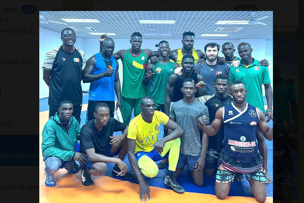 Dagestan Olympic hero conducts a seminar in Africa