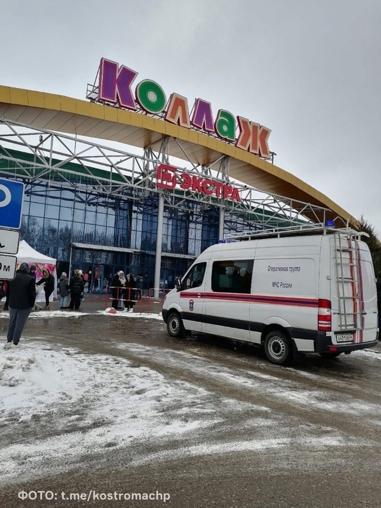 Эвакуация ТЦ «Коллаж» в Костроме была вызвана ложной тревогой