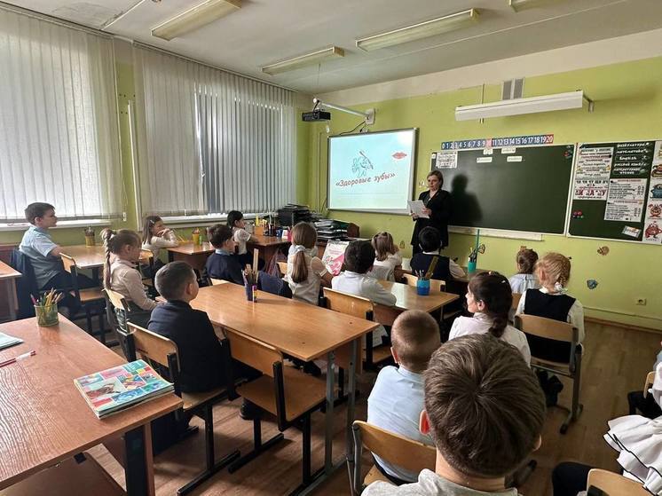 В одной из сельских школ Серпухова состоялся урок здоровья