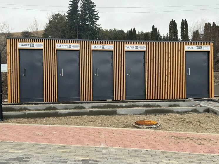 Шесть новых бесплатных модульных санузлов появились в Кисловодске