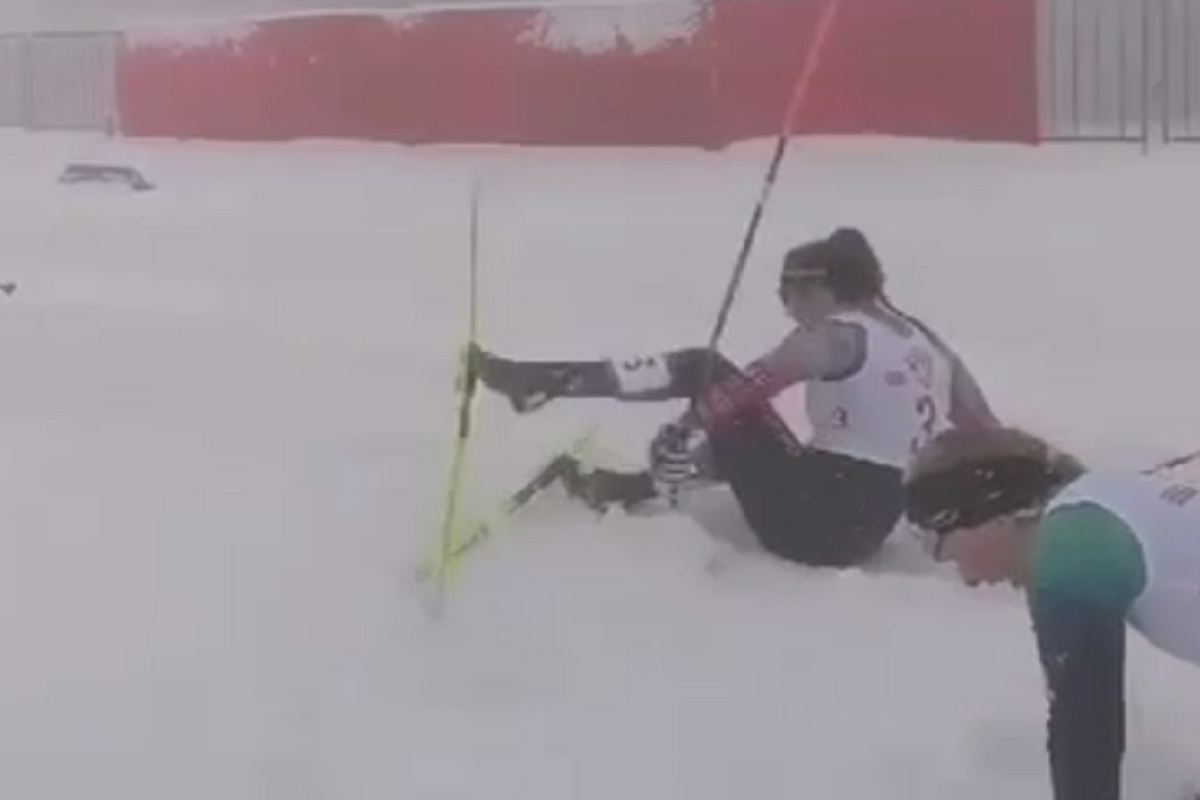 Young skiers from Yaroslavl suffered a massive fall at a competition in Sochi