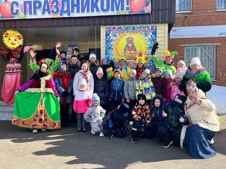 В Серпухове проходят праздники прощания с зимой