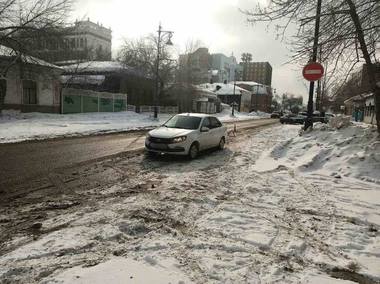 В центре Оренбурга автомобиль сбил пешехода