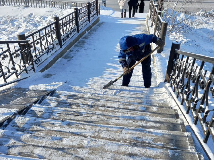 За прошедшую неделю с улиц Якутска убрали более 45 тысяч кубометров снега