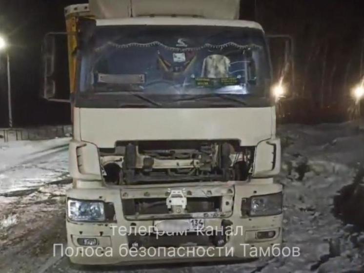 На трассе в Тамбовской области КАМАЗ насмерть сбил пешехода и скрылся