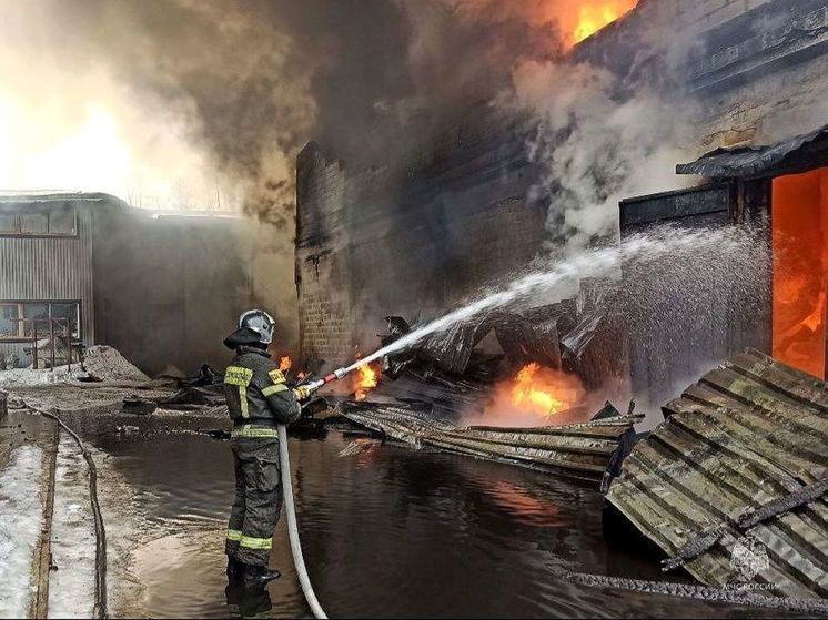 Пожар на складе в Раменском может повлиять на экологию области