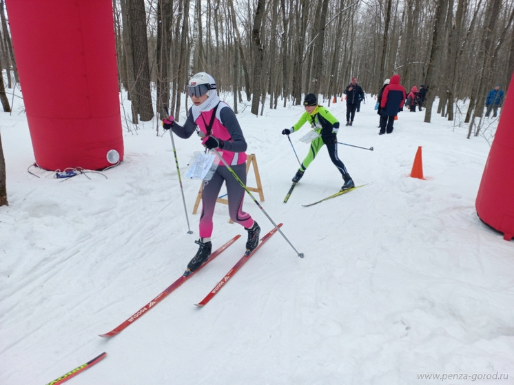 В Пензе прошло первенство по спортивному ориентированию на лыжах среди школьников