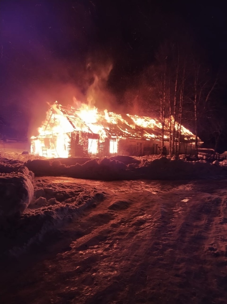 Мужчина сгорел на пожаре под Петрозаводском